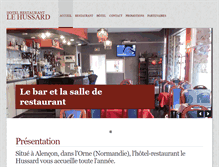 Tablet Screenshot of lehussard-alencon.com